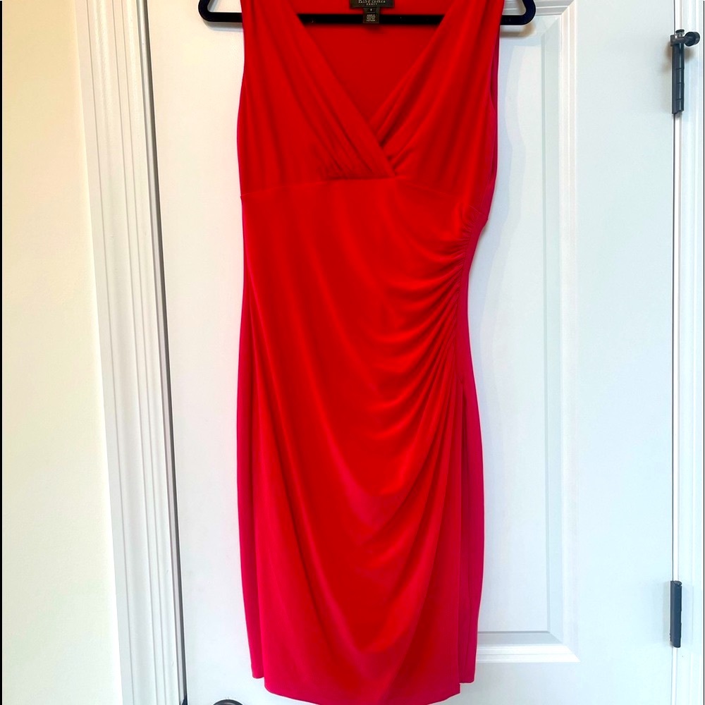 Ralph Lauren Red Sleeveless Dress size 6